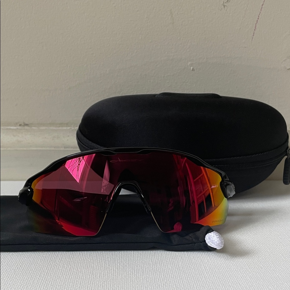 Oakley radar ev path red prism lenses brand new never worn 100% authentic